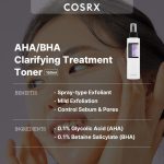 تونر درمانی شفاف کننده پوست AHA BHA کوزارکس - Image 2