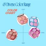 پالت رژگونه چهار رنگ قابل حمل Fwee - Image 6
