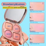 پالت رژگونه چهار رنگ قابل حمل Fwee - Image 5
