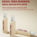 سرم ترمیم کننده و آبرسان SEOUL 1988 SNAIL MUCIN 97% + RICE - Image 10