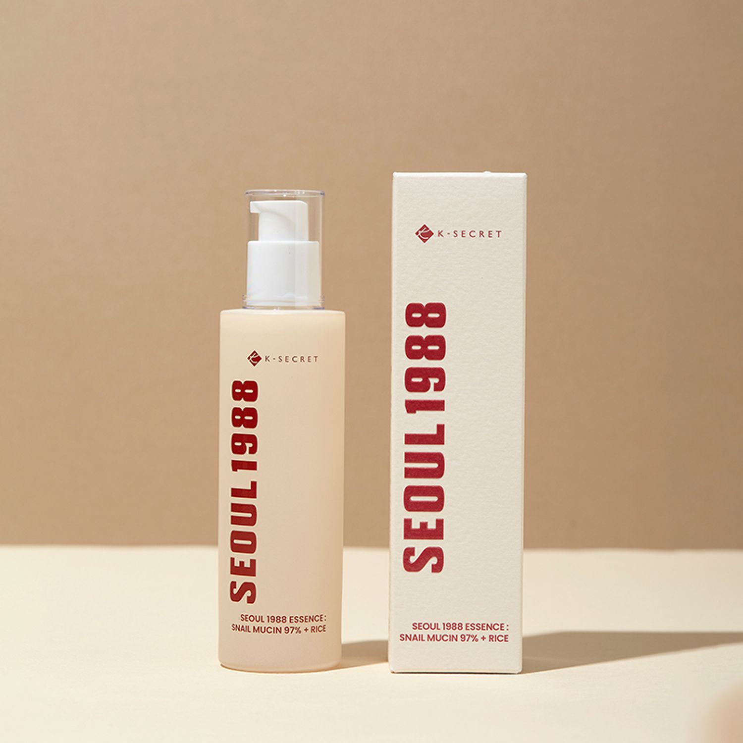 IMG_7463 سرم ترمیم کننده و آبرسان SEOUL 1988 SNAIL MUCIN 97% + RICE - Image 1