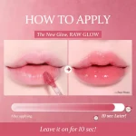 تینت لب مینی ژلی براق Hince Raw Glow Gel Tint Mini - Image 17