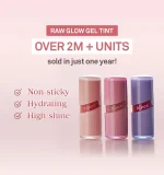 تینت لب مینی ژلی براق Hince Raw Glow Gel Tint Mini - Image 35